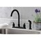 Kingston Brass FB7790SVLSP Centerset Kitchen Faucet with Plastic Sprayer, Matte Black FB7790SVLSP - alternate 3